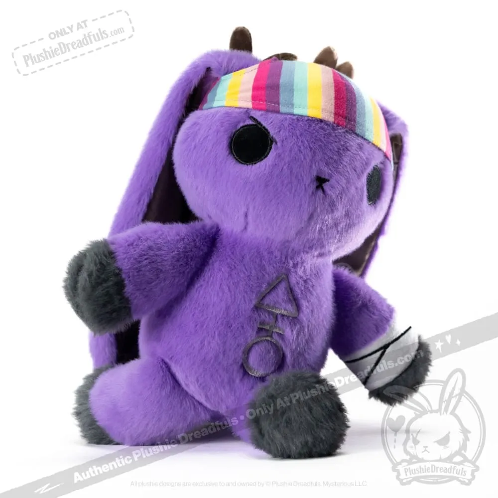 Plushie Dreadfuls - Cancer Warrior Rabbit - Plush Stuffed Animal