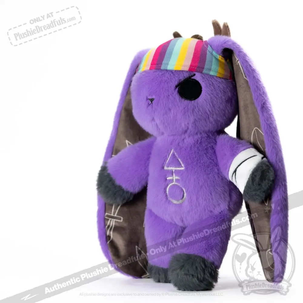 Plushie Dreadfuls - Cancer Warrior Rabbit - Plush Stuffed Animal