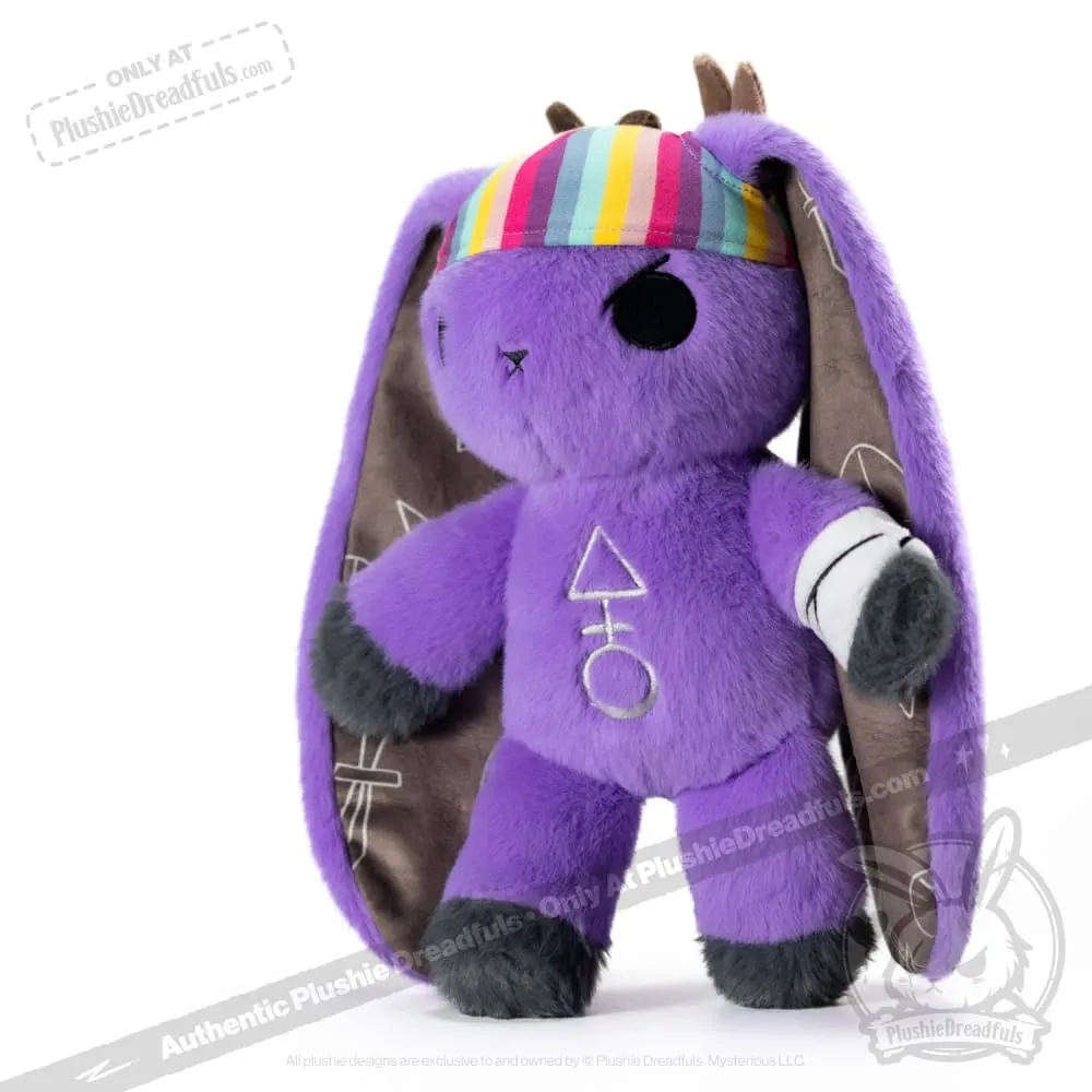 Plushie Dreadfuls - Cancer Warrior Rabbit - Plush Stuffed Animal