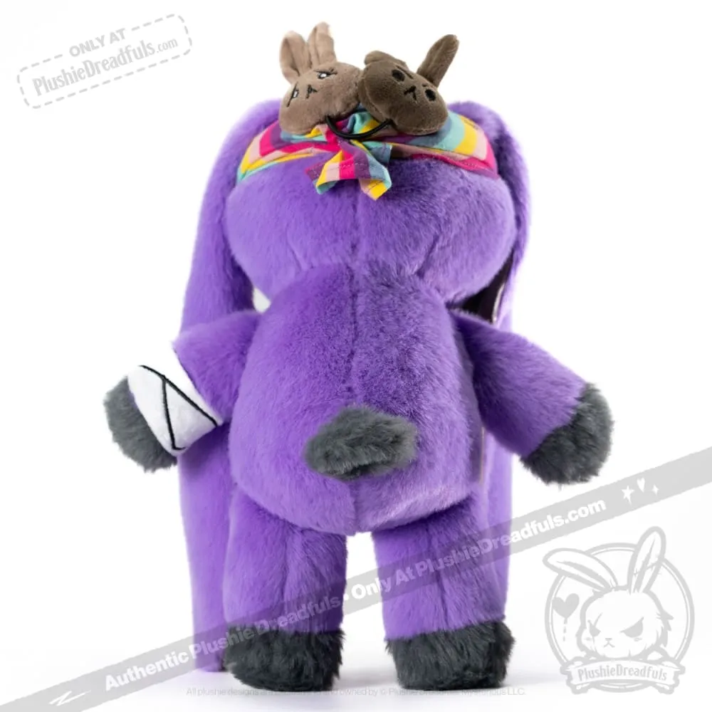 Plushie Dreadfuls - Cancer Warrior Rabbit - Plush Stuffed Animal