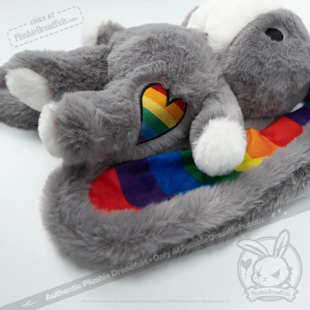 Plushie Dreadfuls - LGBTQIA Bunny - Plush Stuffed Animal