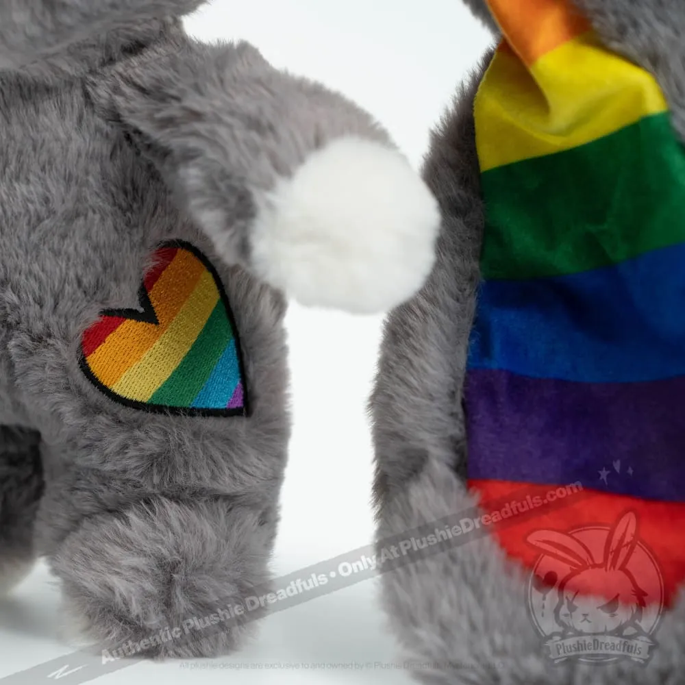 Plushie Dreadfuls - LGBTQIA Bunny - Plush Stuffed Animal