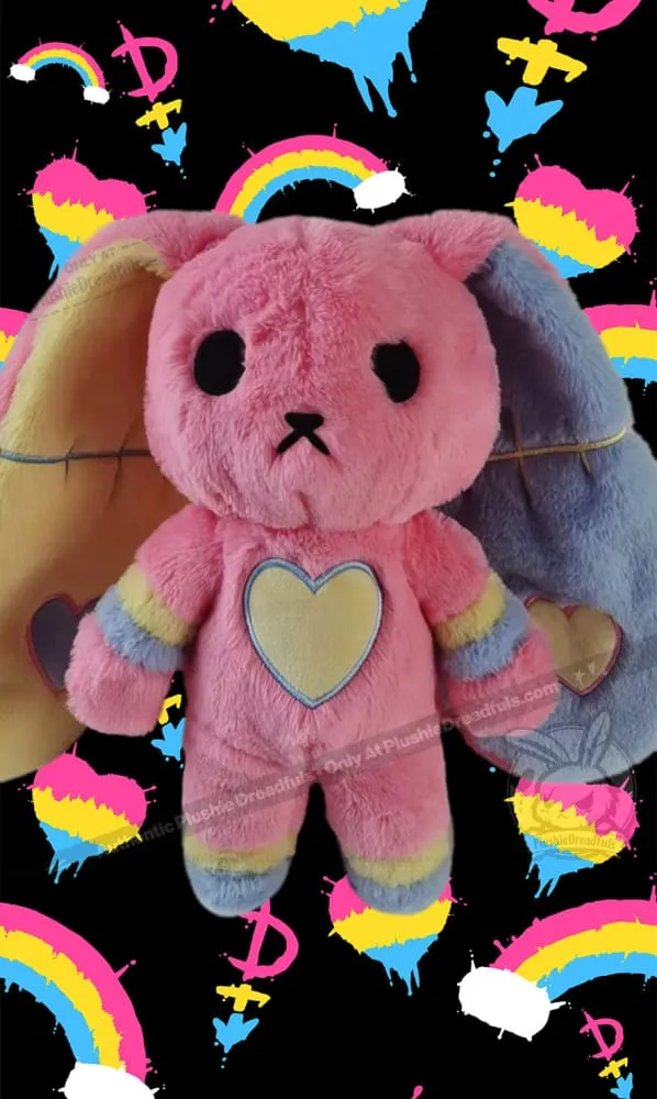 Plushie Dreadfuls - Pansexual Rabbit - Plush Stuffed Animal