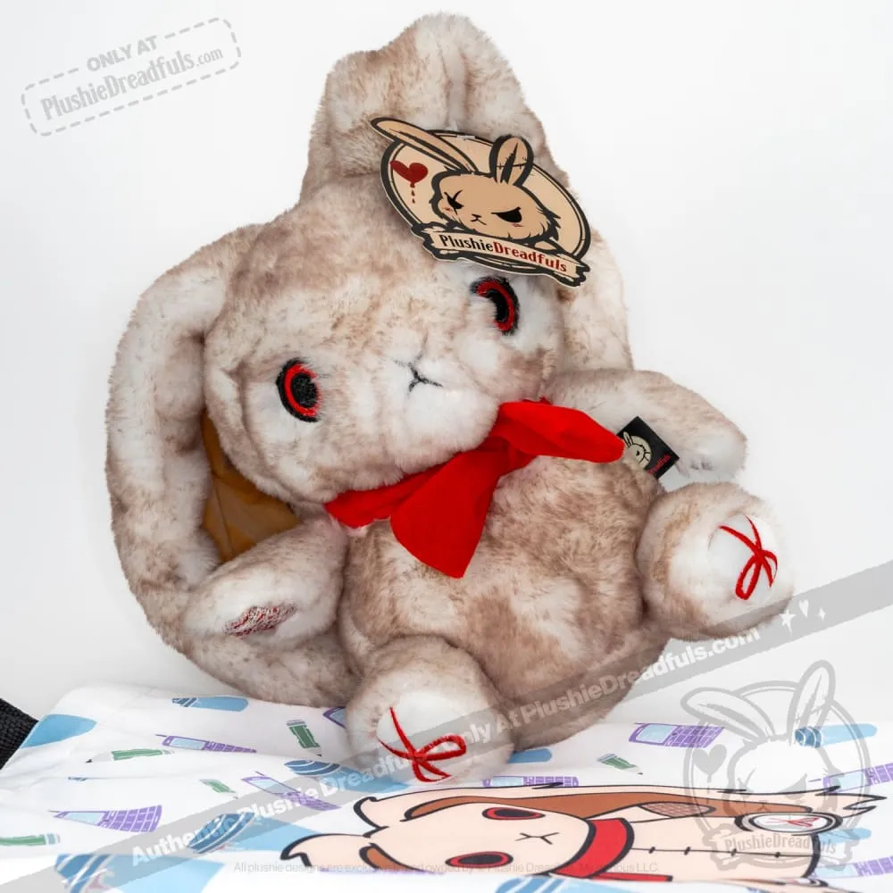 Plushie Dreadfuls - Workaholic Rabbit - Plush Stuffed Animal