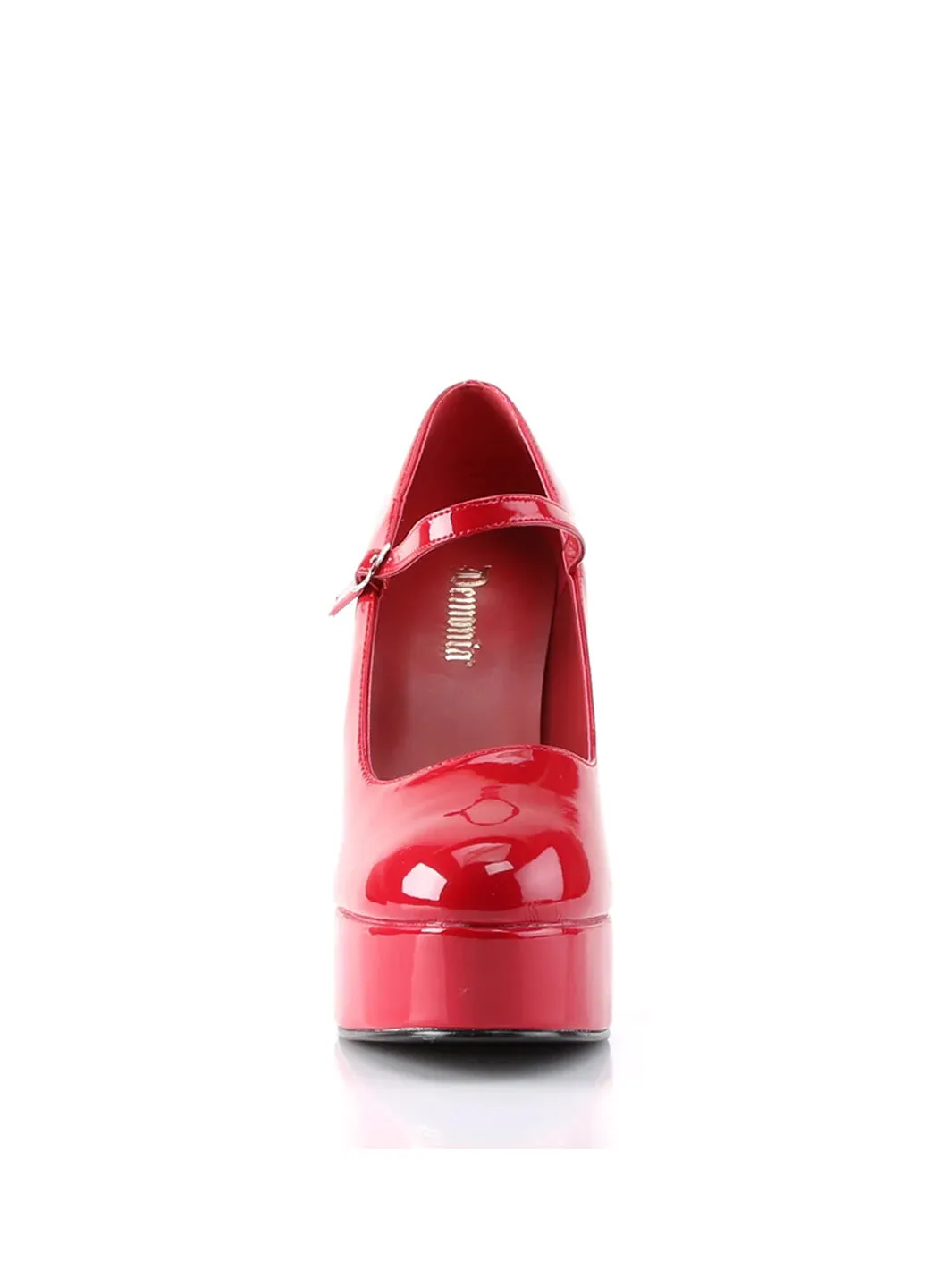 Pre-Order DEMONIA DOLLY-50 Red Patent Shoes