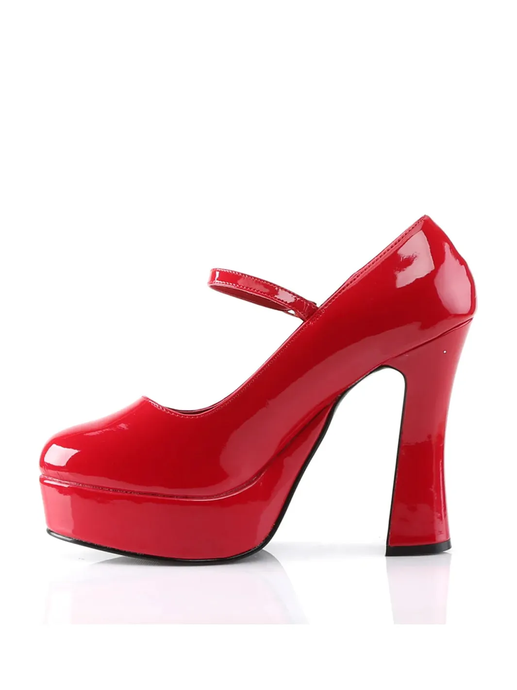 Pre-Order DEMONIA DOLLY-50 Red Patent Shoes