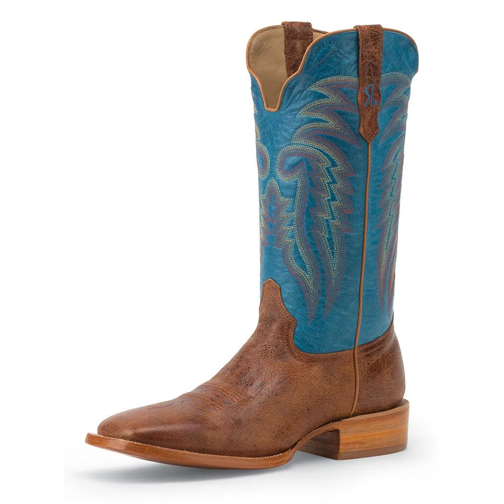 R. Watson Tan Cowhide Men's Western Boot