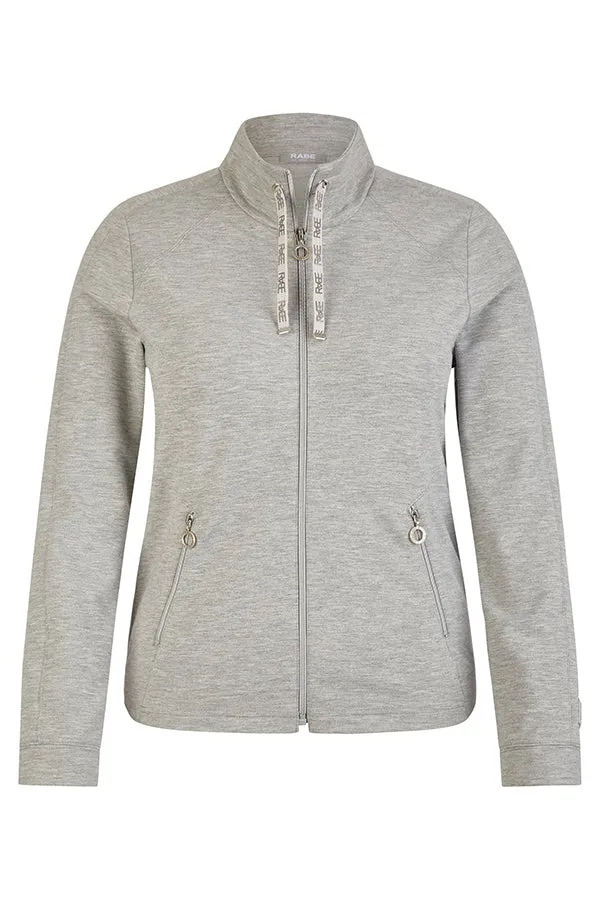 Rabe & LecomteHEATHER GREY CASUAL ZIPPED JACKET