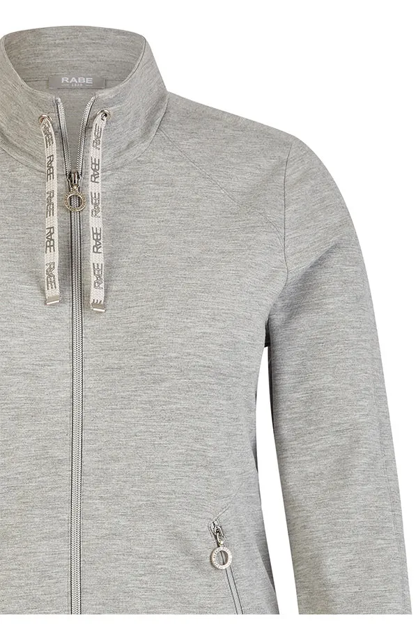 Rabe & LecomteHEATHER GREY CASUAL ZIPPED JACKET