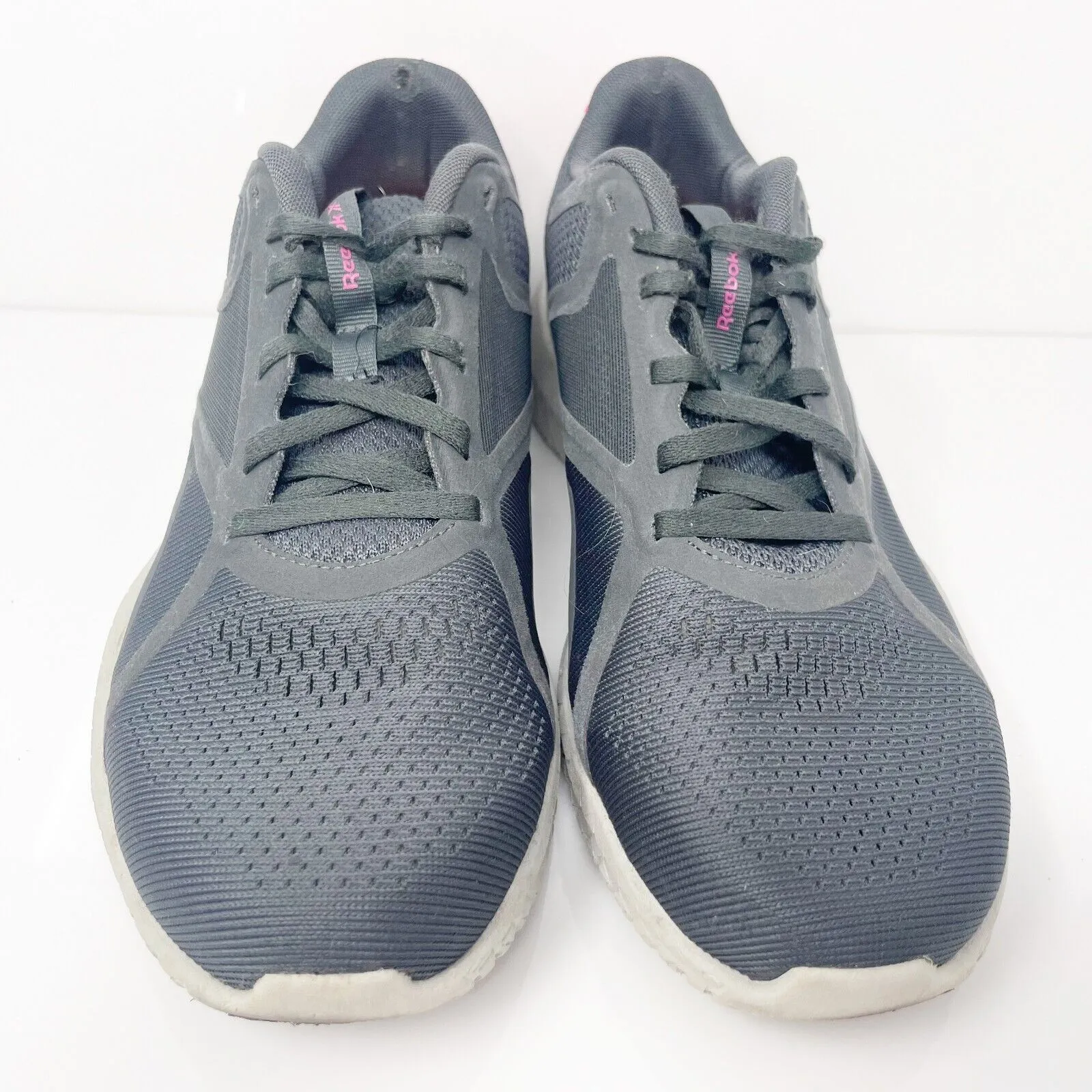 Reebok Womens Flexagon Force 2 FY7874 Gray Running Shoes Sneakers Size 8