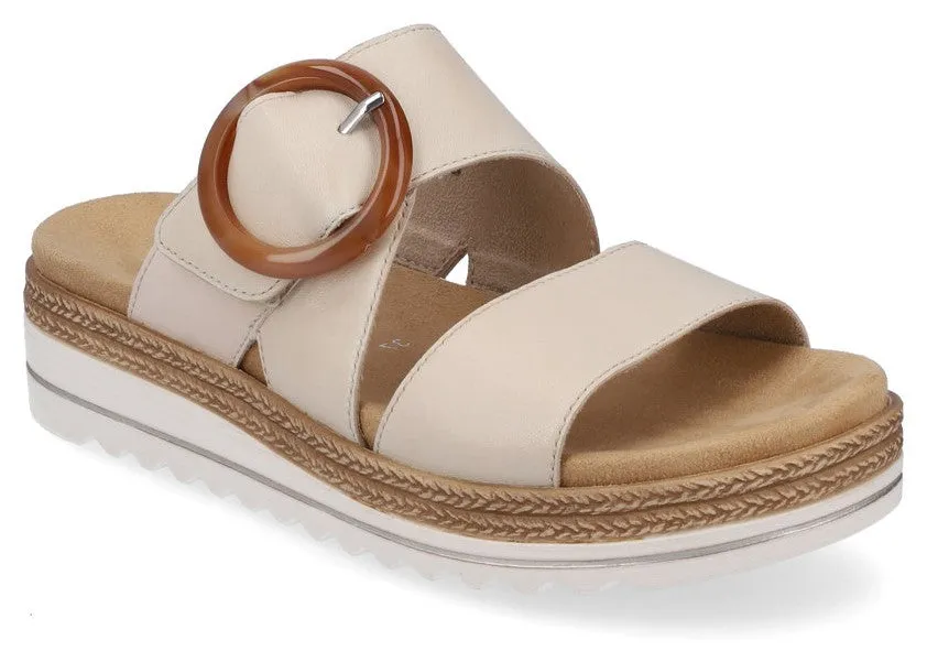 Remonte women's mule sandal with touch-fastening strap - D0Q51-80