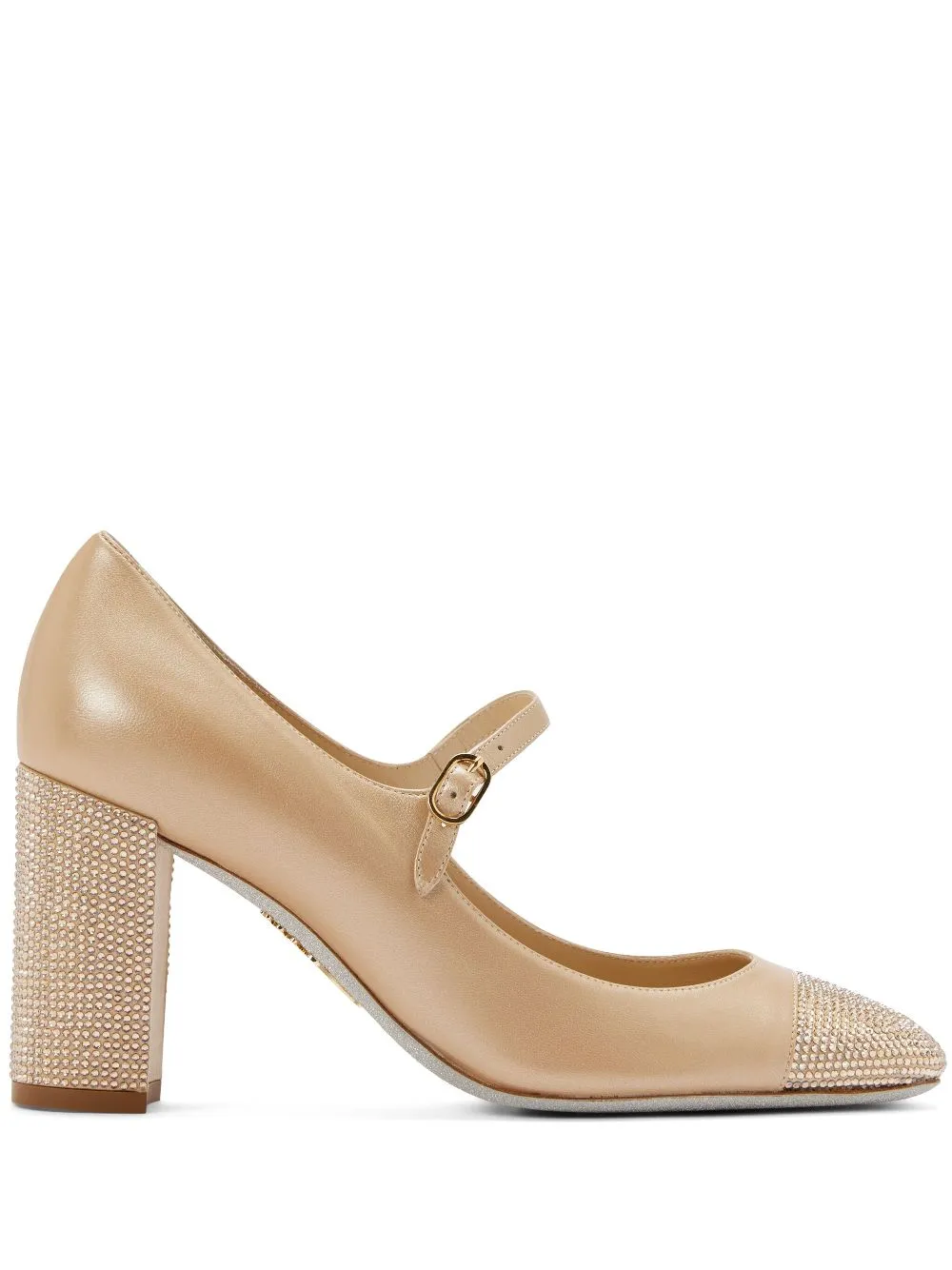 René Caovilla 80mm Kristen pumps - Neutrals