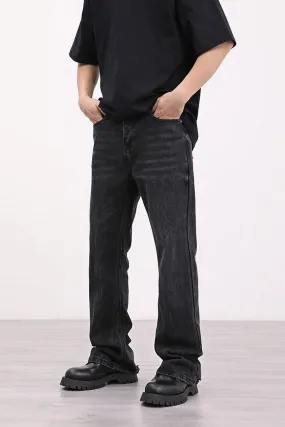 Retro Washed Loose Jeans