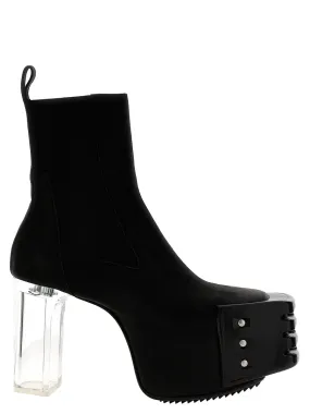 Rick Owens Grilled Platforms 45 Ankle Boots