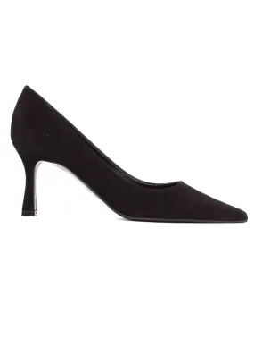 Roberto Festa Black Suede Kate Pumps