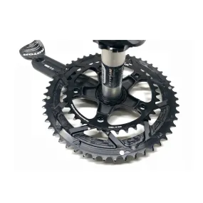 Rotor 3D + cranks with INpower power meter + NoQ 50/34 round chainrings