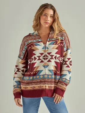 Rustic Southwest Hooded Sweater.