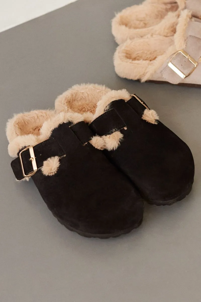 Fur Mules Black Mules Sofie Schnoor