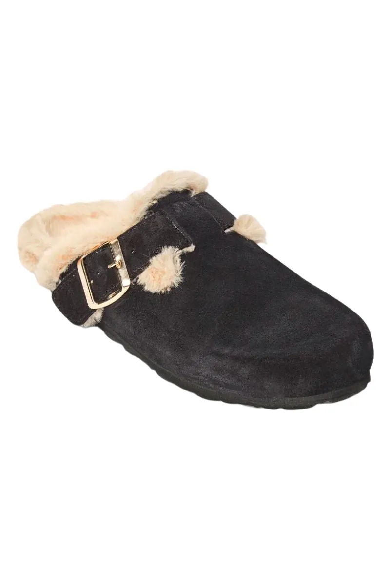 Fur Mules Black Mules Sofie Schnoor