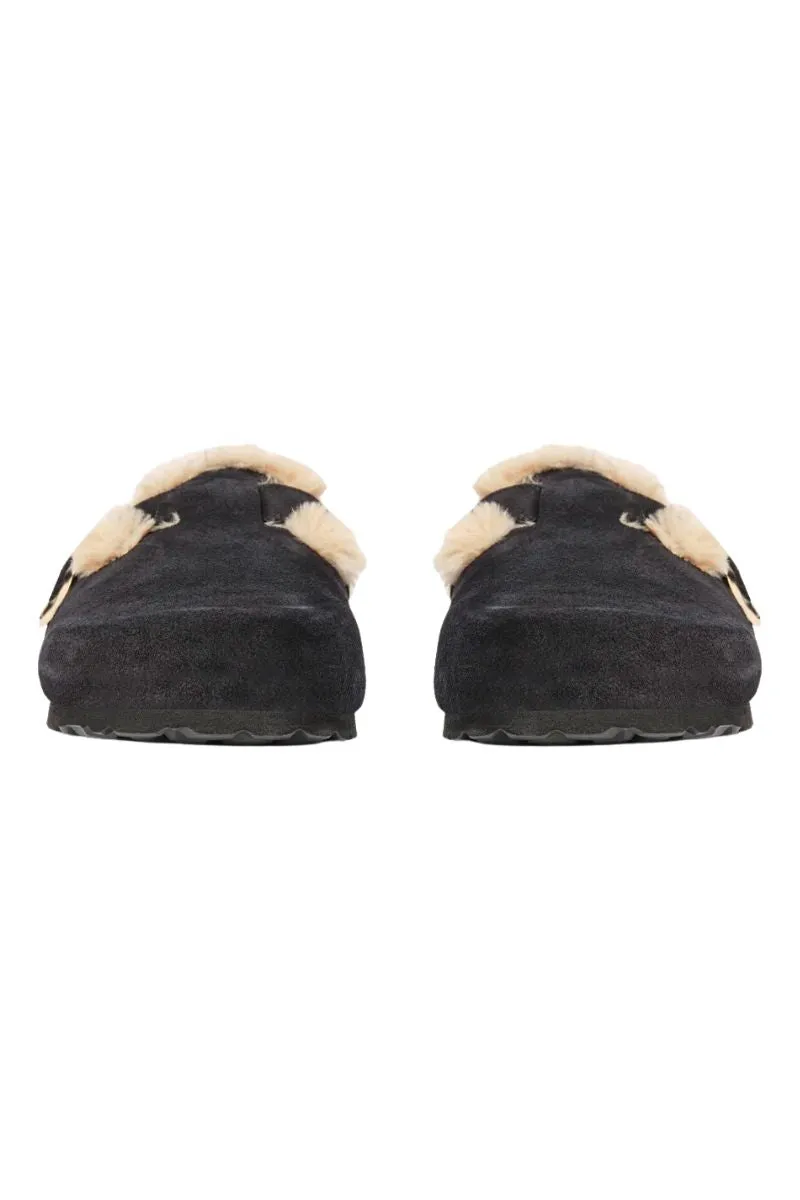 Fur Mules Black Mules Sofie Schnoor