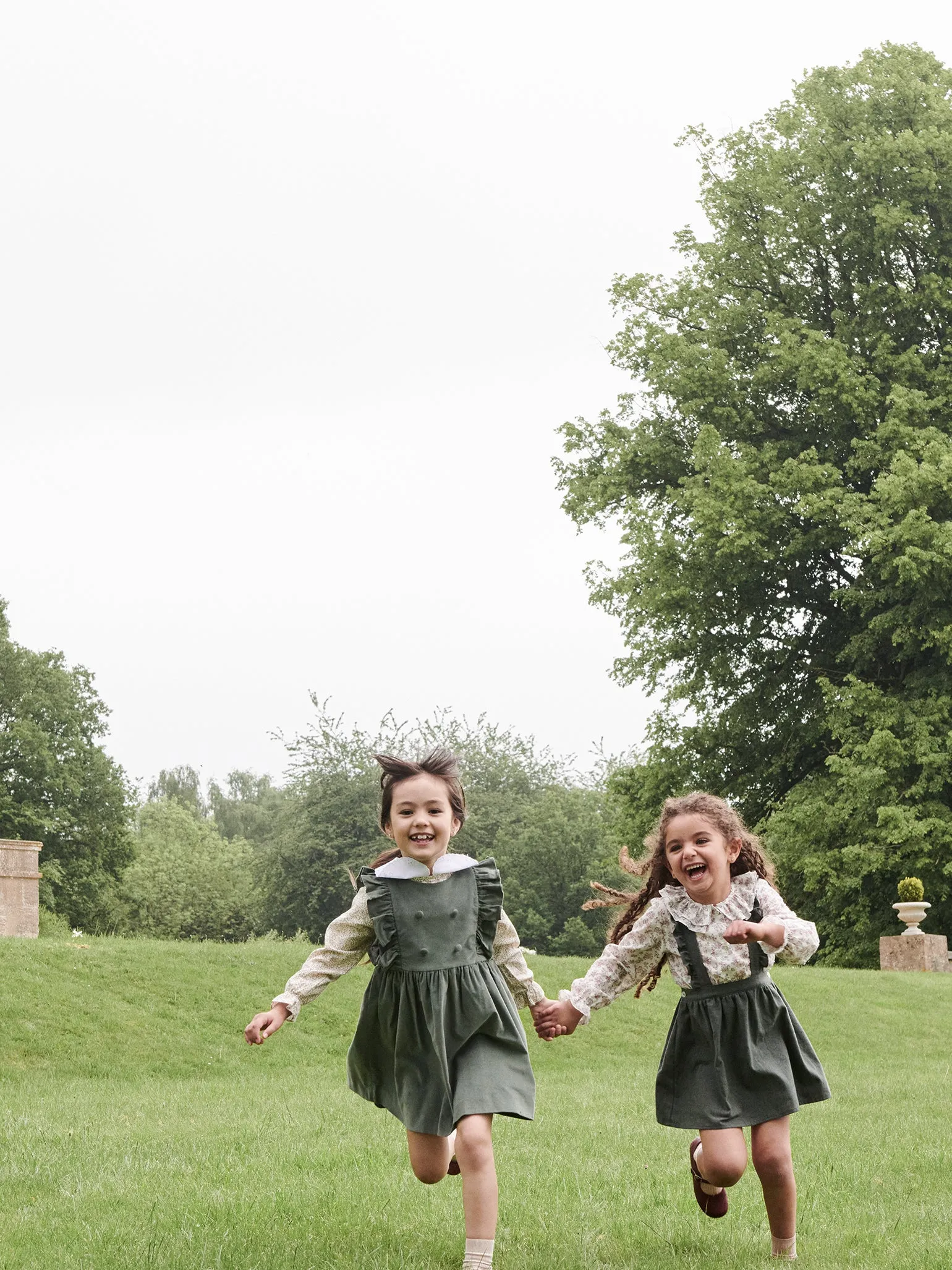 Sage Green Imelda Girl Dress