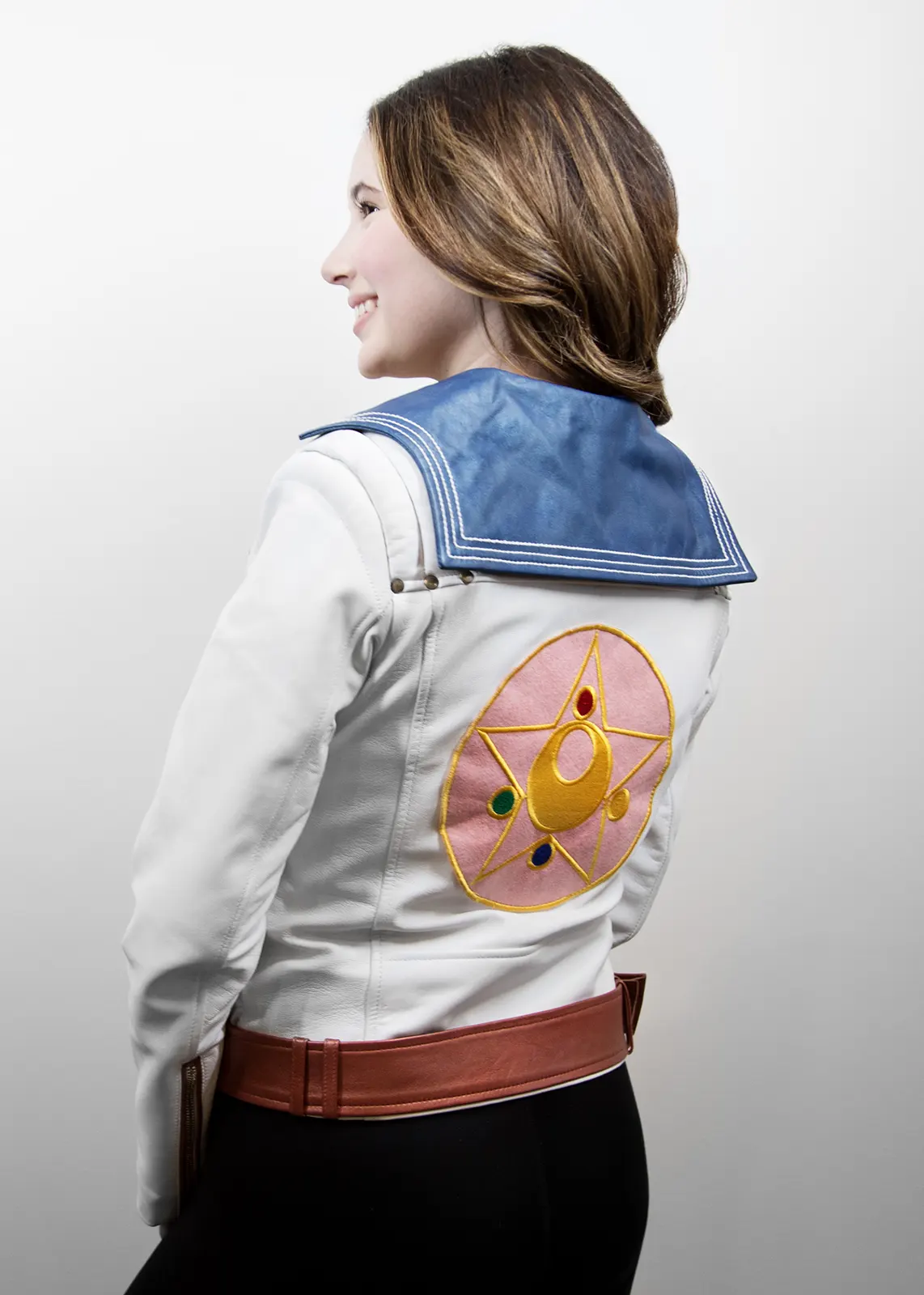 Sailor Moon Jacket | Primitive Racing Biker Leather Jacket