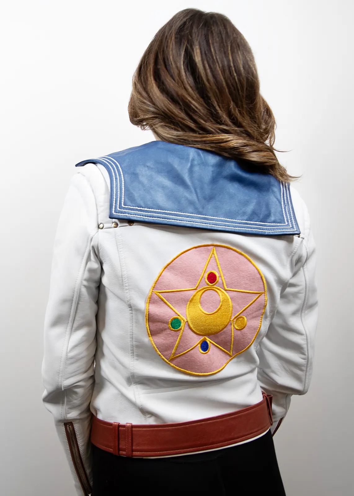 Sailor Moon Jacket | Primitive Racing Biker Leather Jacket