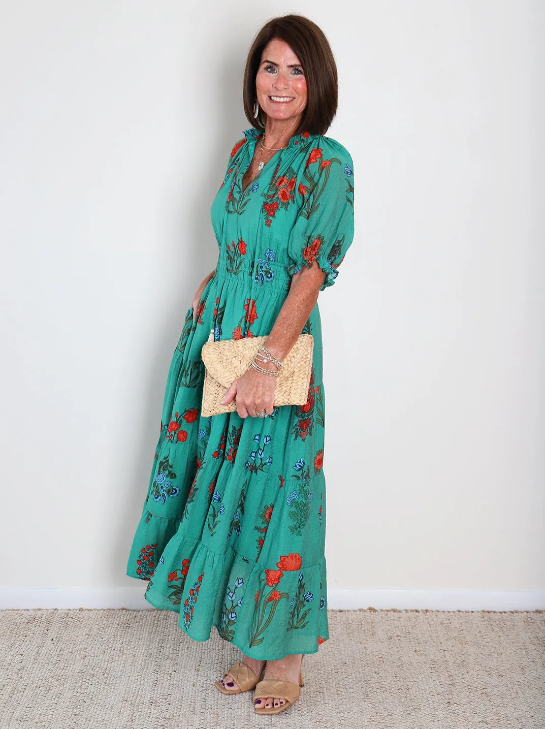 Shania Floral Print Dress