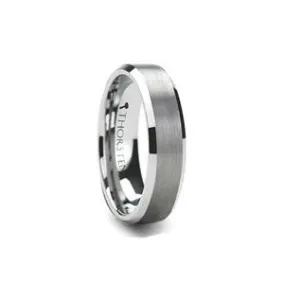 Sheffield Tungsten Ring with Beveled Edge