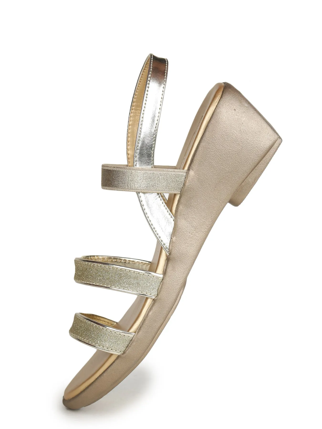 Shezone Golden Women Heels