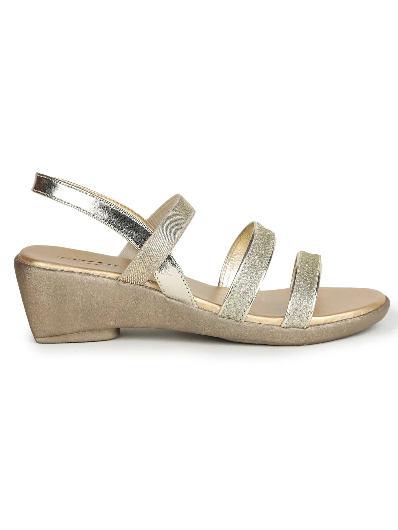 Shezone Golden Women Heels