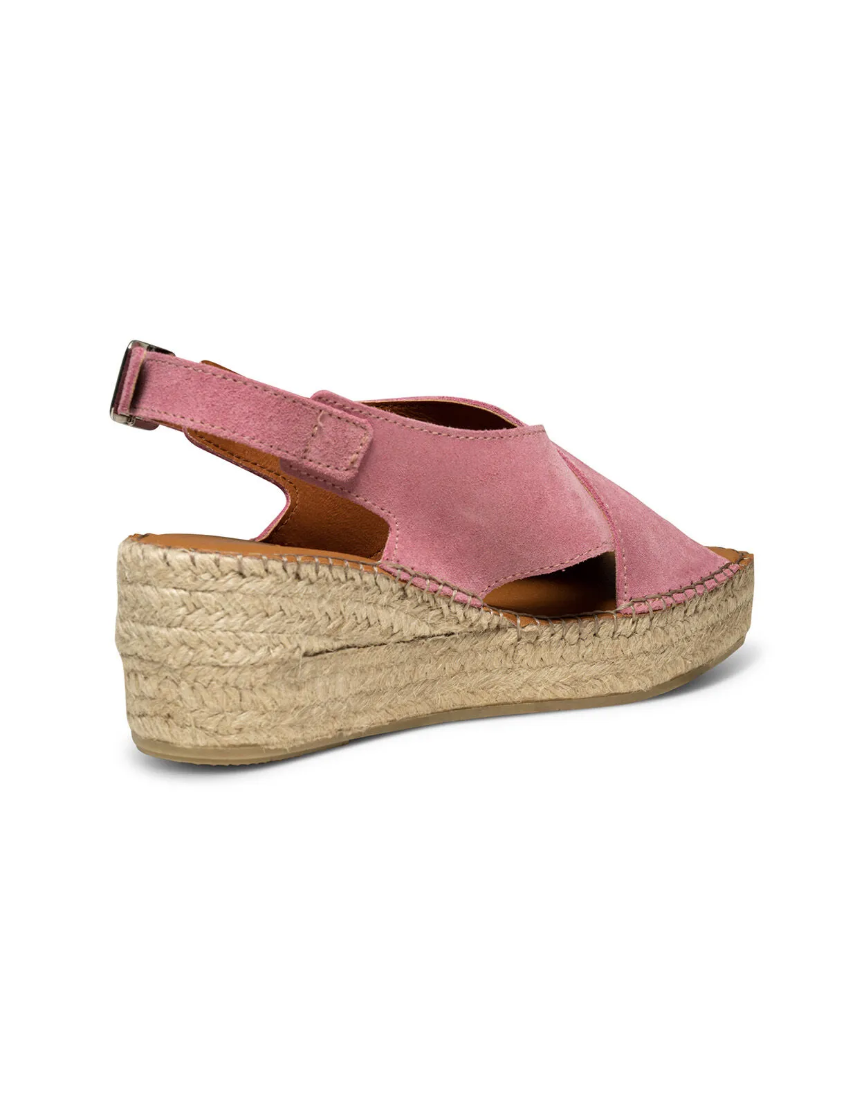 Pink Suede Wedges by Shoe The Bear