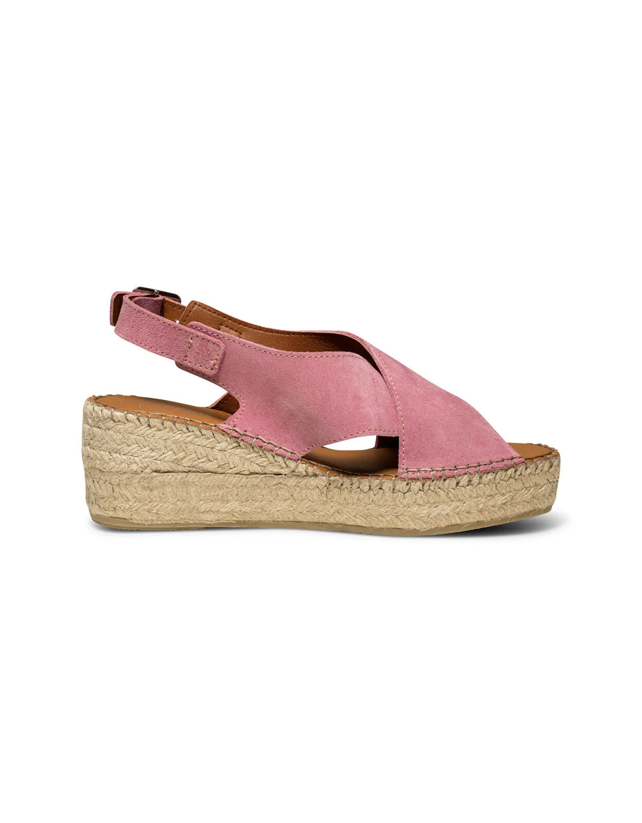 Pink Suede Wedges by Shoe The Bear