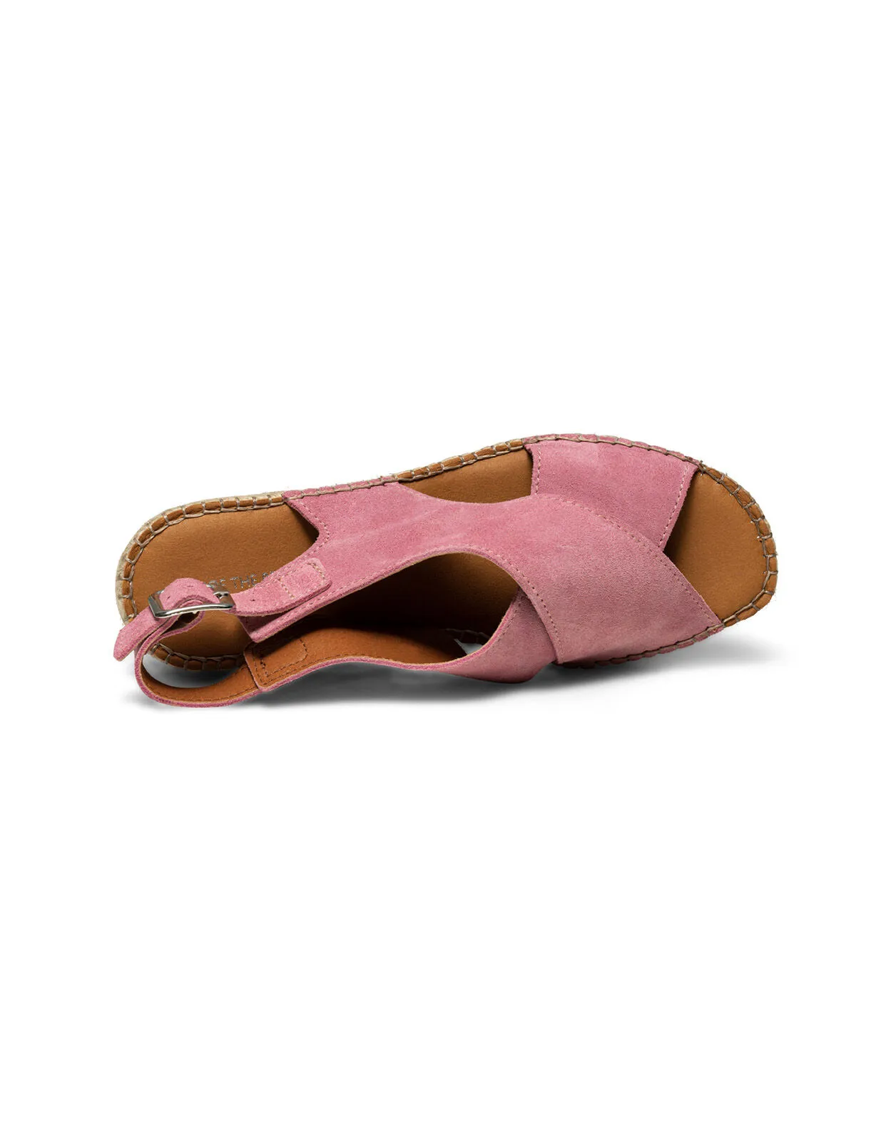 Pink Suede Wedges by Shoe The Bear