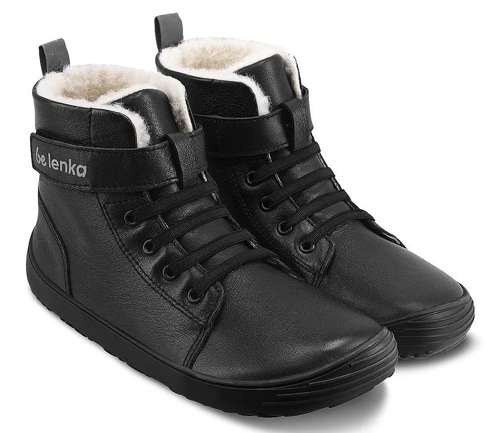 shoes Be Lenka Winter - All Black - unisex junior