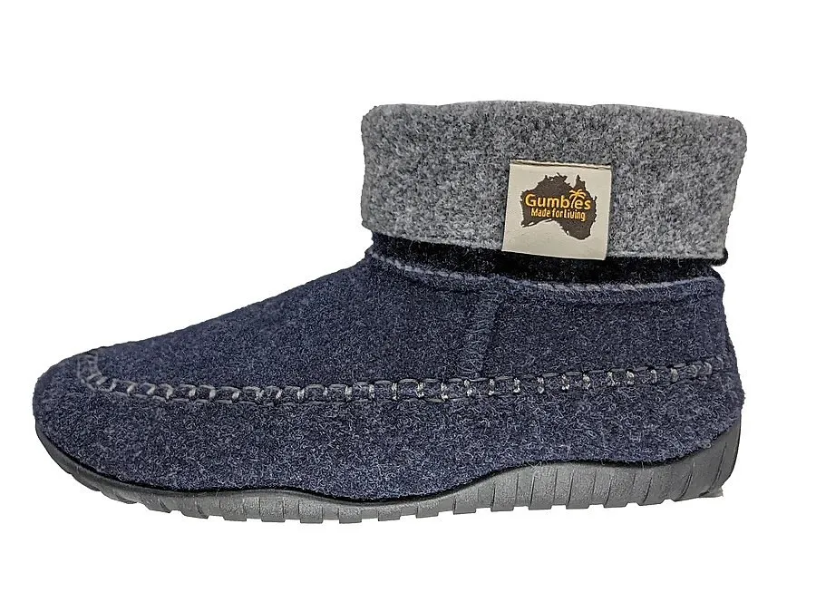 shoes Gumbies Thredbo - Navy/Grey