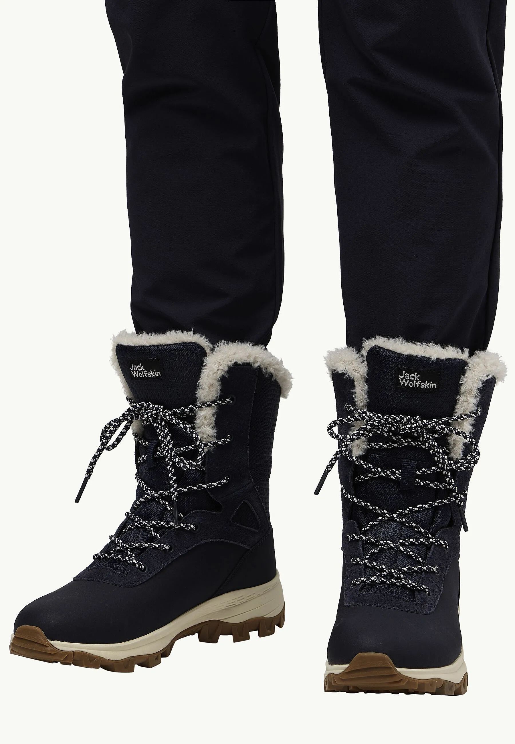 shoes Jack Wolfskin Everquest Texapore Snow High W - Dark Navy - women´s