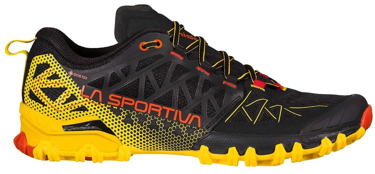 shoes La Sportiva Bushido II GTX - Black/Yellow - men´s