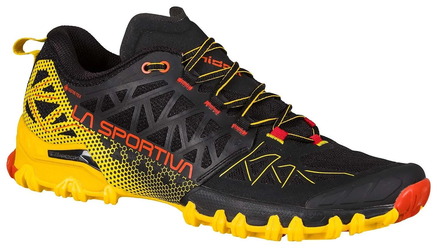 shoes La Sportiva Bushido II GTX - Black/Yellow - men´s