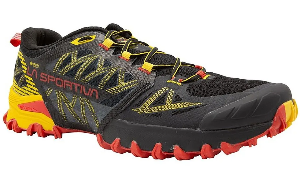 shoes La Sportiva Bushido III GTX - Black/Yellow - men´s