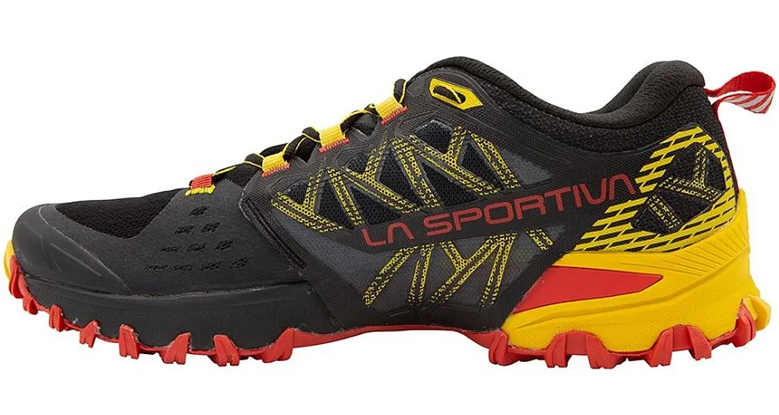 shoes La Sportiva Bushido III GTX - Black/Yellow - men´s