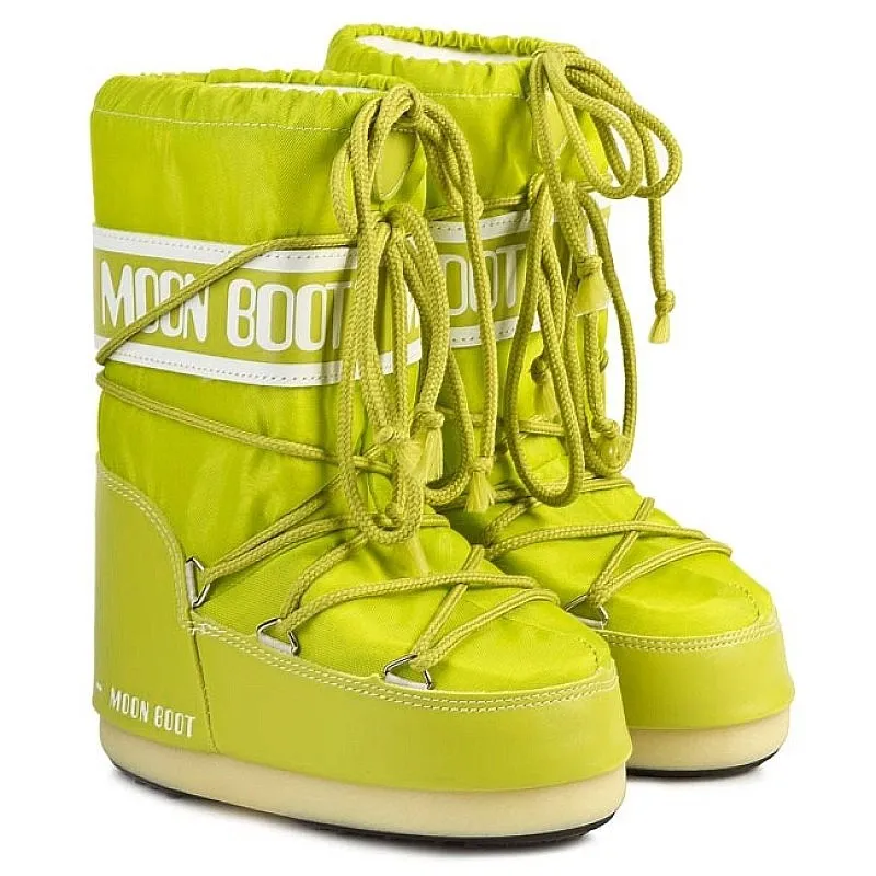 shoes Tecnica Moon Boot Nylon - Lime - unisex junior