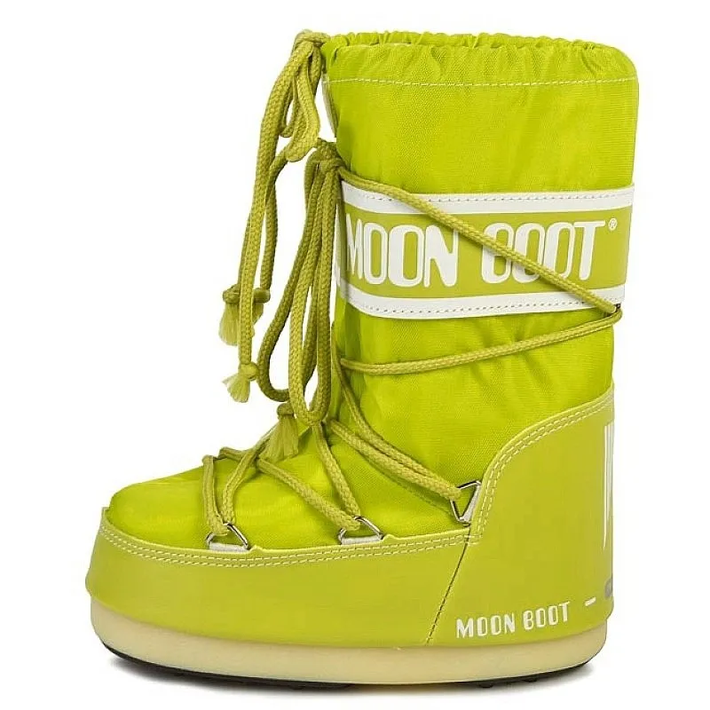 shoes Tecnica Moon Boot Nylon - Lime - unisex junior