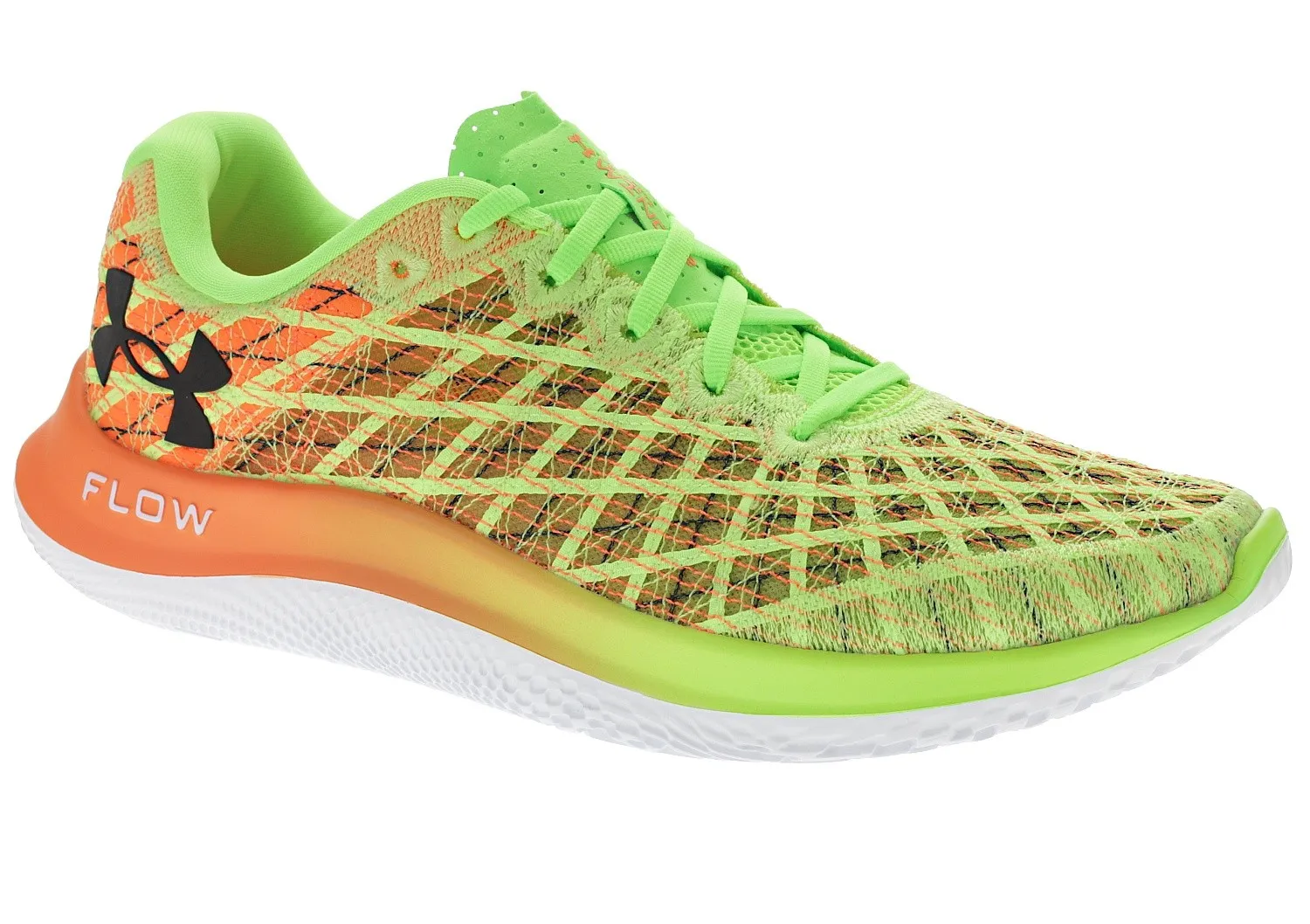 shoes Under Armour Flow Velociti Wind 2 Running - 300/Quirky Lime/Blaze Orange - men´s