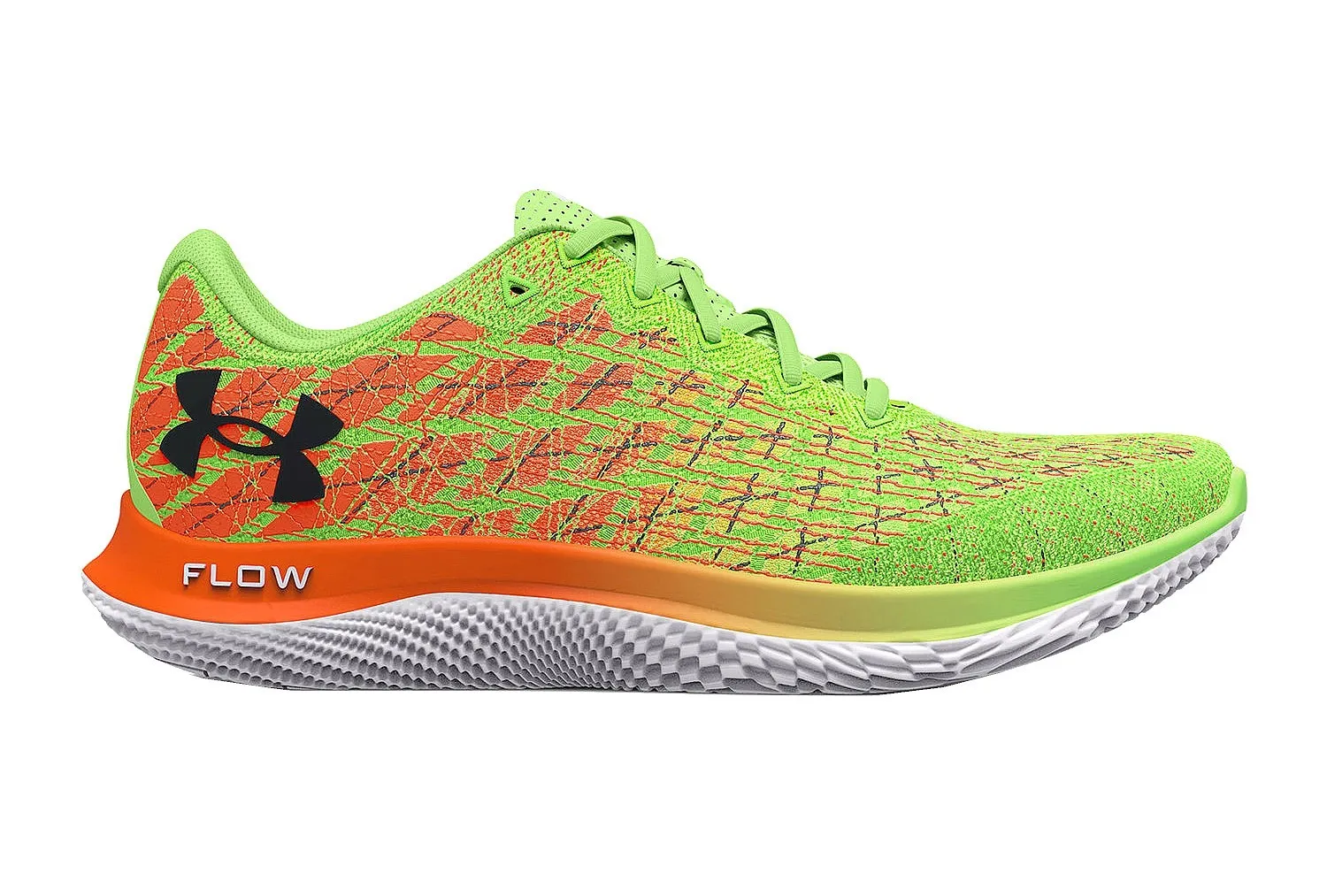 shoes Under Armour Flow Velociti Wind 2 Running - 300/Quirky Lime/Blaze Orange - men´s