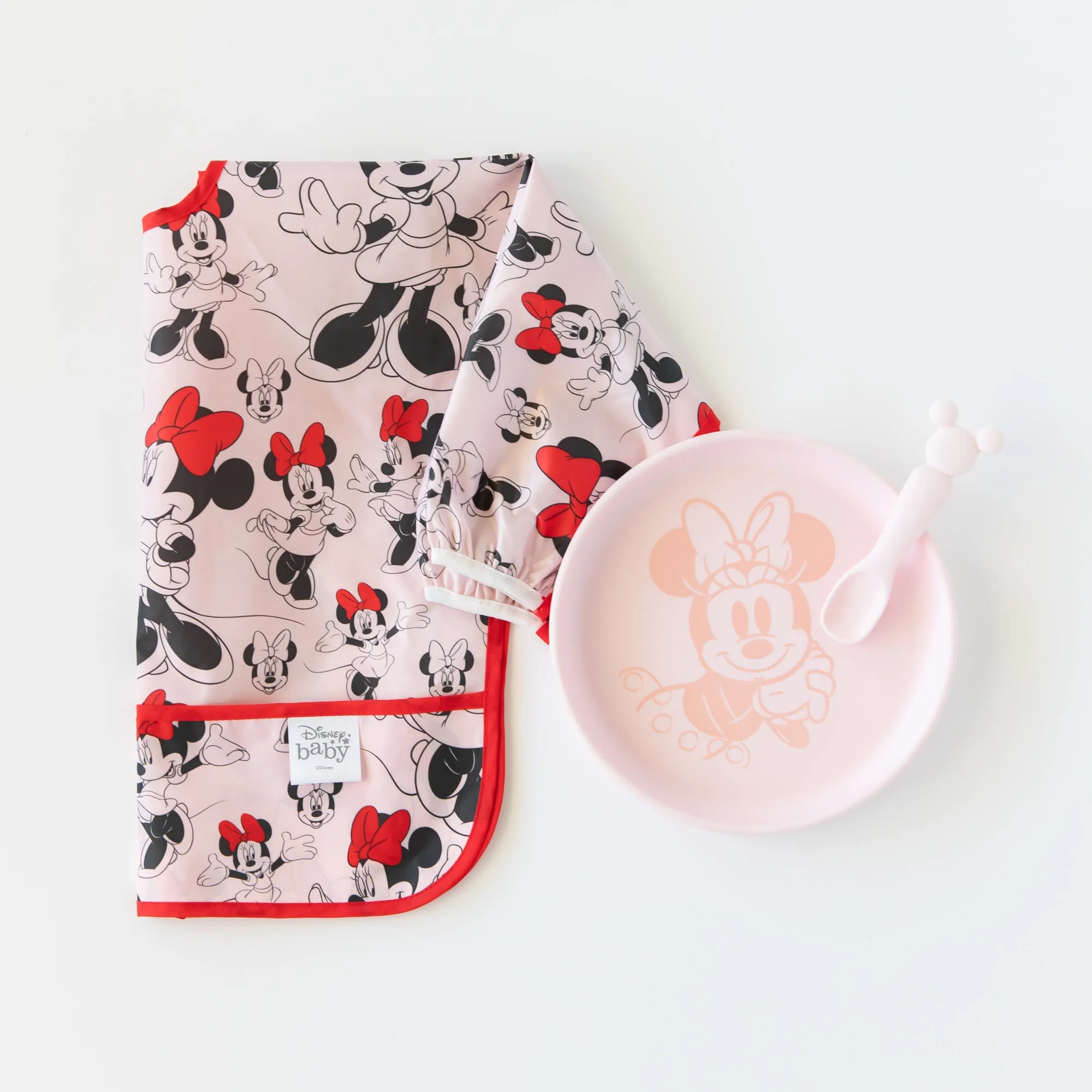 Silicone Plate + Spoon Set: Disney Minnie Mouse