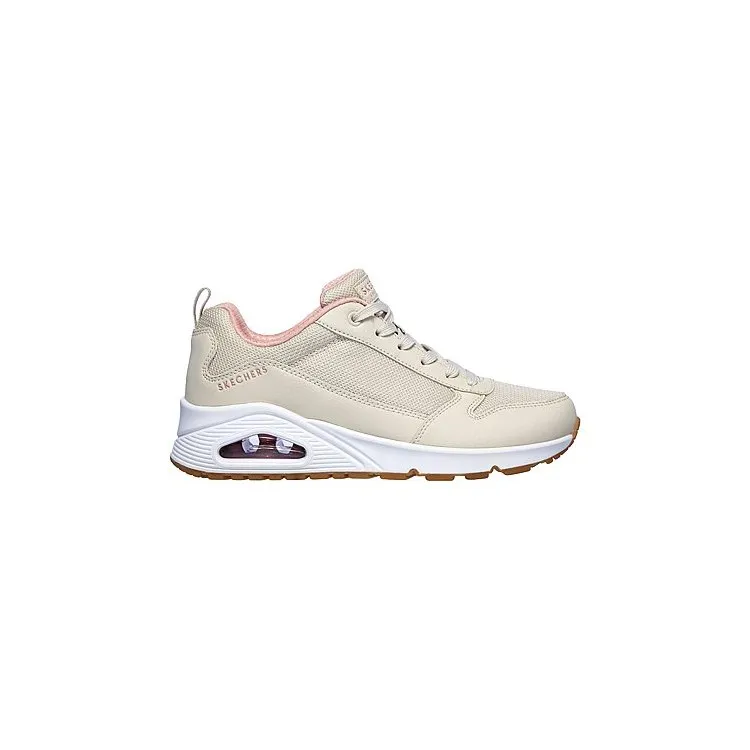 SKECHERS 155005 Uno-Inside Matters Natural Sneakers for Women