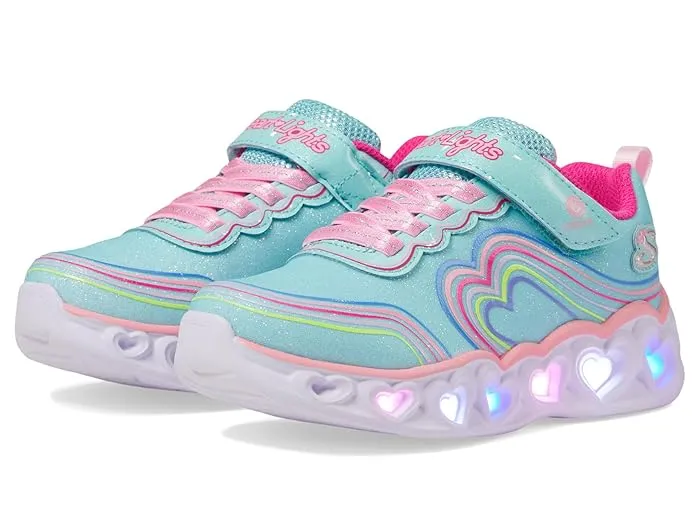 SKECHERS KIDS Heart Lights - Retro Hearts (Little Kid/Toddler/Big Kid)