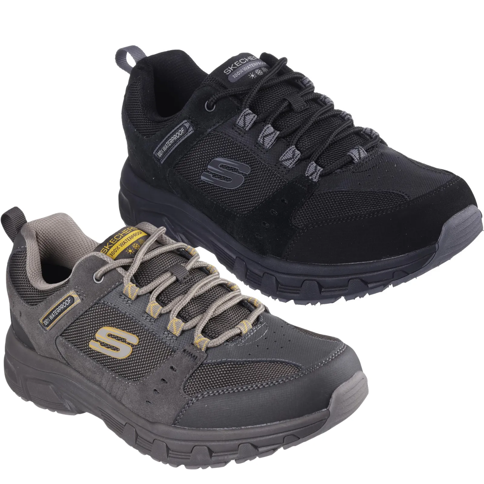 Skechers Mens Oak Canyon Relaxed Fit Waterproof Trainers