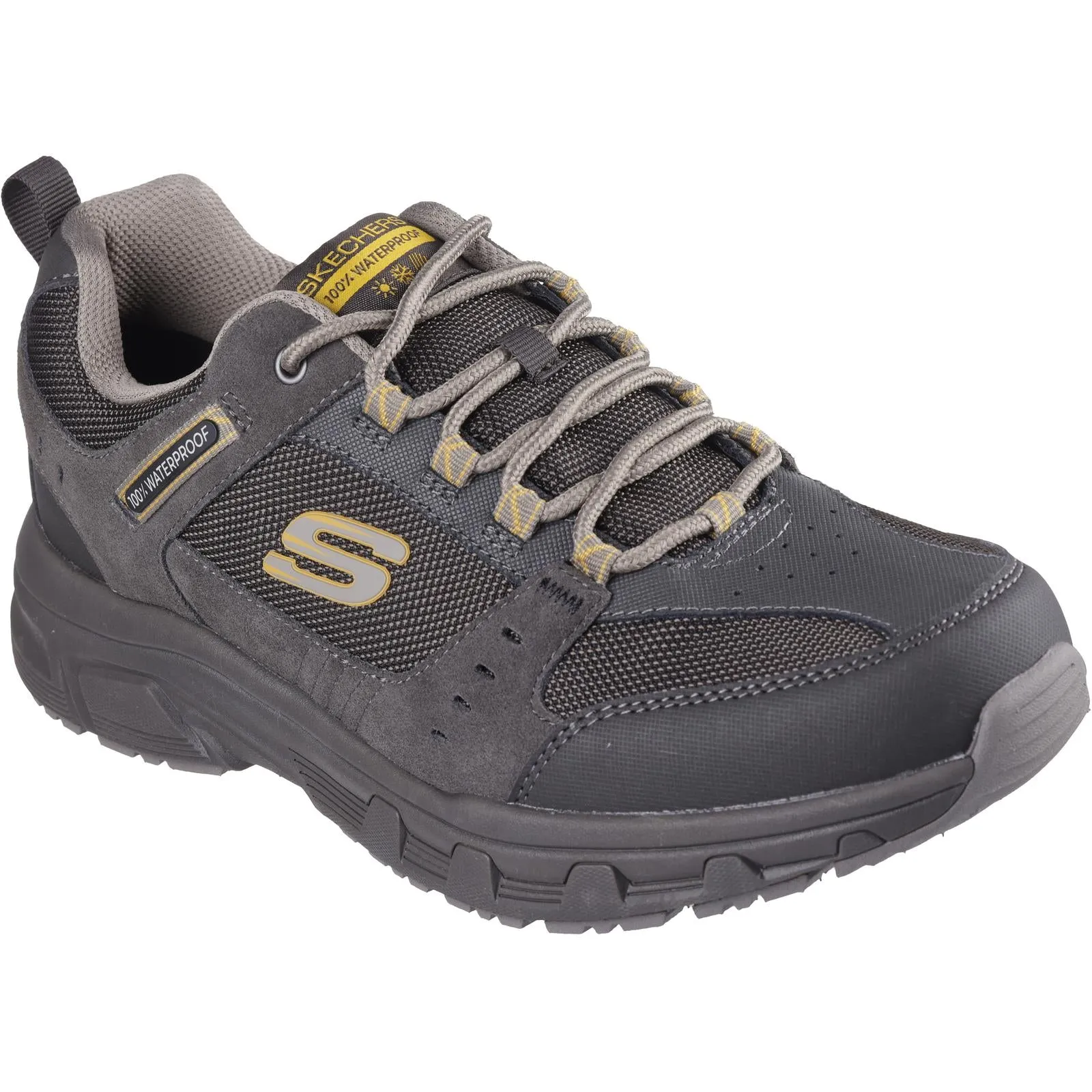 Skechers Mens Oak Canyon Relaxed Fit Waterproof Trainers